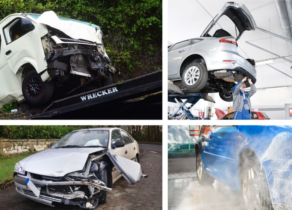 sell the damaged cars